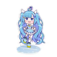 Tokageman - Acrylic stand - VTuber Size-100x100mm