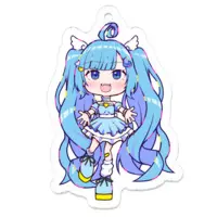 Tokageman - Acrylic Key Chain - Key Chain - VTuber Size-50 x 50 (mm)