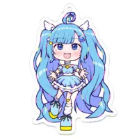 Tokageman - Acrylic Key Chain - Key Chain - VTuber Size-70 x 70 (mm)