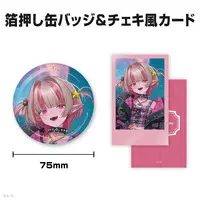 Makaino Ririmu - Character Card - Badge - Nijisanji