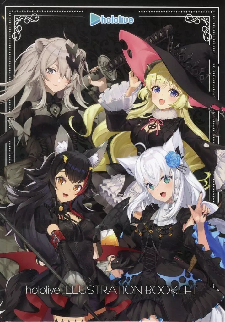 hololive - Ichiban Kuji - Booklet - hololive x Ichiban Kuji -Villain Style- - Tsunomaki Watame & Shishiro Botan & Shirakami Fubuki & Ookami Mio