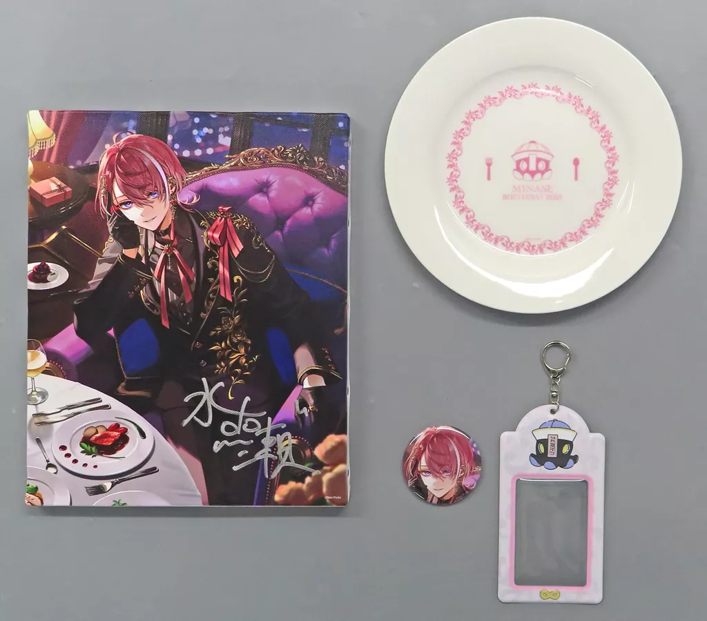 Minase - Birthday Merch Complete Set - Dish - Hand-signed - Canvas Board - Card Holder - Badge - Tableware - Neo-Porte