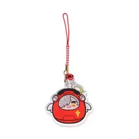 Daruma is God - Key Chain - Crazy Raccoon