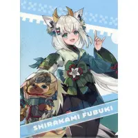 Shirakami Fubuki - Monster Hunter x Hololive - Stationery - Plastic Folder - hololive