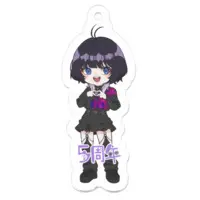 Shiose Iwo - Acrylic Key Chain - Key Chain - VTuber Size-50 x 50 (mm)