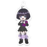 Shiose Iwo - Acrylic Key Chain - Key Chain - VTuber Size-70 x 70 (mm)