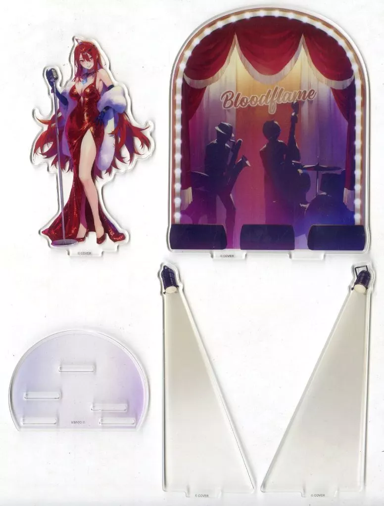 Elizabeth Rose Bloodflame - Acrylic Diorama Stand - Acrylic stand - Justice