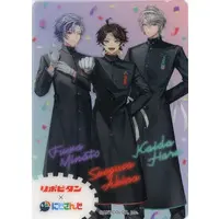 Nijisanji - Character Card - Kaida Haru & Fuwa Minato & Saegusa Akina