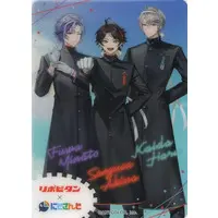 Nijisanji - Character Card - Kaida Haru & Fuwa Minato & Saegusa Akina