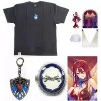 Elizabeth Rose Bloodflame - Clothes - Acrylic Diorama Stand - Postcard - T-shirts - Pin - Acrylic stand - Birthday Merch Complete Set - Justice