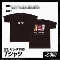 VSPO! - Clothes - T-shirts - Amayui Moka & Choya Hanabi & Kisaragi Ren Size-L