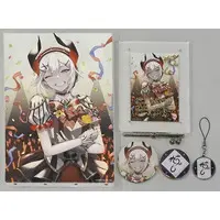 Levi Elipha - Key Chain - Badge - Acrylic Art Plate - Canvas Board - Birthday Merch Complete Set - Nijisanji