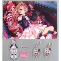Mushanokoji Eli - Complete Set - Plastic Folder - Acrylic stand - Acrylic Key Chain - Stationery - Key Chain - FIRST STAGE PRODUCTION