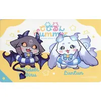 Lunlun & Debidebi Debiru - DebiLun Summer - Character Card - Nijisanji