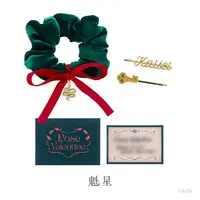 Kaisei - Accessory - Hair Clip - Hair Tie (Scrunchy) - Character Card - Rose Valentine - Nijisanji