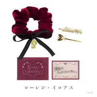 Lauren Iroas - Accessory - Hair Clip - Hair Tie (Scrunchy) - Character Card - Rose Valentine - Nijisanji