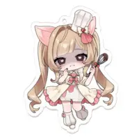 Sakuragawa Uri - Acrylic Key Chain - Key Chain - VTuber