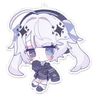 眠井さつき - Acrylic Key Chain - Key Chain - VTuber Size-100 x 100 (mm)