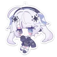 眠井さつき - Acrylic Key Chain - Key Chain - VTuber Size-70 x 70 (mm)