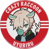 UyuRiru - Badge - Crazy Raccoon