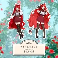 Hatsunagi Omochi - Complete Set - Key Chain - Acrylic stand - Postcard - Hand-signed - Stickers - Acrylic Key Chain - VTuber