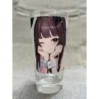 Akishino Yuzuki - Tumbler, Glass - VTuber Size-D 8cm H 9.5cm