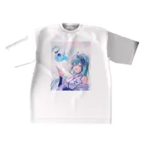 Kamiitsuki Nagi - Clothes - T-shirts - VTuber Size-XL