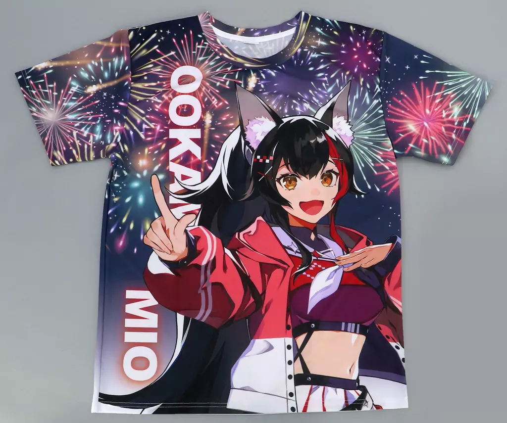 Ookami Mio - Clothes - T-shirts - hololive