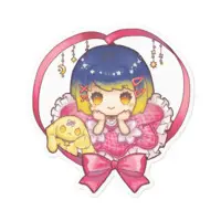 Ohayou Mayonaka - Stickers - VTuber Size-100 x 100 (mm)