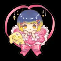 Ohayou Mayonaka - Stickers - VTuber Size-100 x 100 (mm)