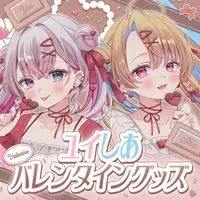 Minase Shia & Musubime Yui - Complete Set - Character Card - Acrylic stand - Badge - Postcard - VTuber