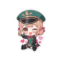 兎園るるか - Stickers - VTuber Size-100 x 100 (mm)