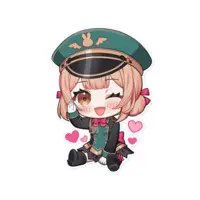 兎園るるか - Stickers - VTuber Size-160 x 160 (mm)