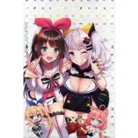 VTuber - Plastic Folder - Stationery - Nekomiya Hinata & Mirai Akari & Kaguya Luna & Kizuna AI