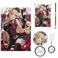 Luis Cammy - Key Chain - Badge - Acrylic Art Plate - Canvas Board - Birthday Merch Complete Set - Nijisanji