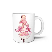 Hitsuji - Tumbler, Glass - VTuber Size-D 8cm H 9.5cm