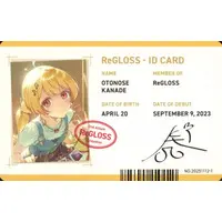 Otonose Kanade - Character Card - ReGLOSS