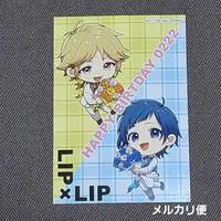 Shibasaki Aizo & Someya Yujiro - Character Card - LIP×LIP