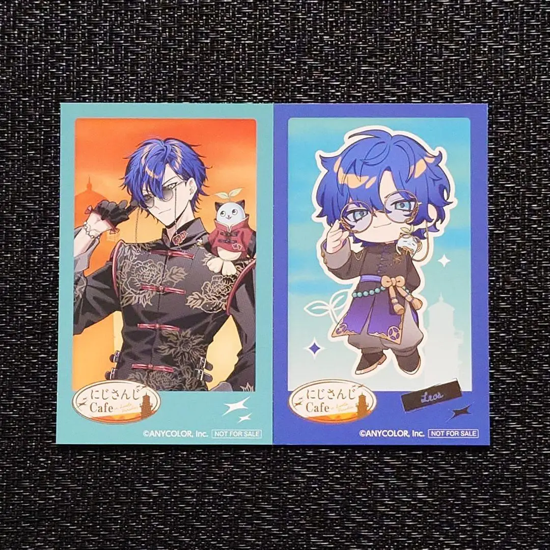 Leos Vincent - Nijisanji (にじさんじ スイパラ 特典 カード レオス 等身 ミニキャラ SD カフェ)