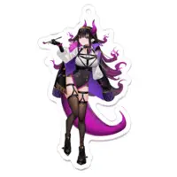 Beril Villain - Acrylic Key Chain - Key Chain - VTuber Size-70 x 70 (mm)