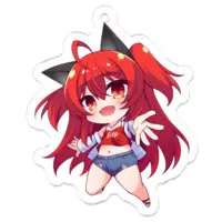 紅宮ころな（Kunomiya Corona） - Acrylic Key Chain - Key Chain - VTuber Size-50 x 50 (mm)