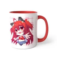 紅宮ころな（Kunomiya Corona） - Tumbler, Glass - VTuber Size-D 8cm H 9.5cm