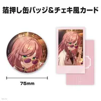 Asuka Hina - Character Card - Badge - Nijisanji