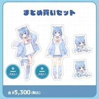 Ieneko Mia - Stickers - Key Chain - Acrylic stand - Acrylic Key Chain - VTuber