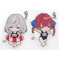 Houshou Marine & Shirogane Noel - Acrylic Key Chain - Key Chain - hololive