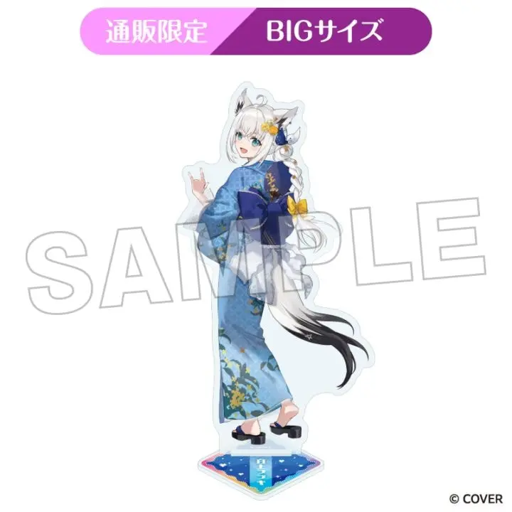 Shirakami Fubuki - Acrylic stand - Big Acrylic stand - Hololive x Raku Spa 8 - hololive