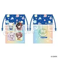 hololive - Pouch - Hololive x Raku Spa 8 - Shirakami Fubuki & Ookami Mio & Nekomata Okayu & Inugami Korone