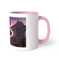 Hitsuji - Tableware - Mug - Tumbler, Glass - VTuber Size-D 8cm H 9.5cm