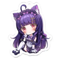 Oimopie chan - Acrylic Key Chain - Key Chain - VTuber Size-50 x 50 (mm)