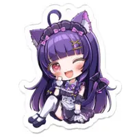 Oimopie chan - Acrylic Key Chain - Key Chain - VTuber Size-50 x 50 (mm)